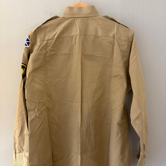 vintage us army khaki shirt - Picture 3 of 12